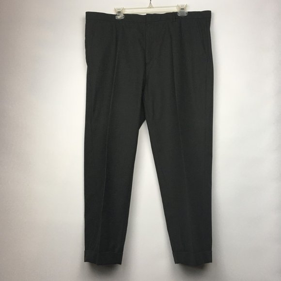 Calvin Klein Mens Trousers w Cuffs   Sz 40 - Picture 4 of 6